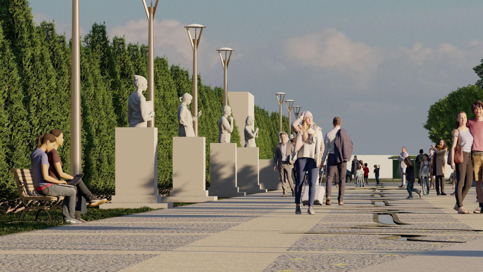 Büyükşehir Sağlık Emekçileri Anıtı Bölgesi’ne Yeni Bir Çehre Kazandırıyor